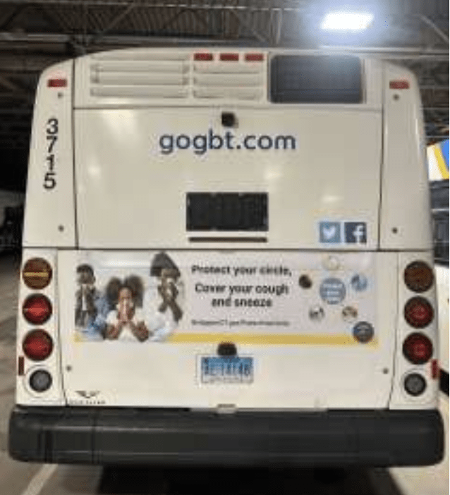 Protect Your Circle campaign out-of-home advertising in Bridgeport, CT