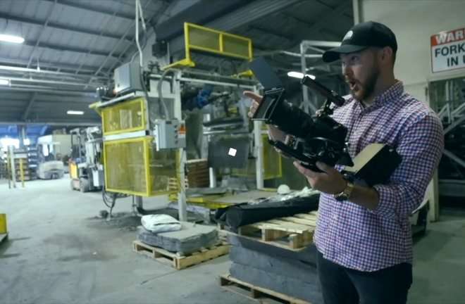 Behind the scenes on a Connecticut commercial shoot