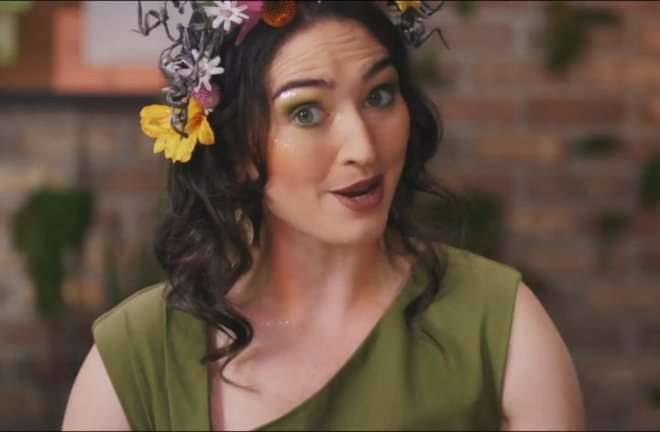 Studio spokesperson commercial still